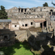 A wide shot of the Pompeii archaeological site in Italy.